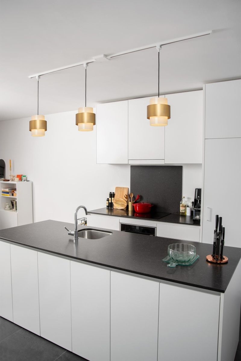 Lucide TRACK Závesný adaptér - 1-okruhový Systém osvetlenia koľajníc - Biely (predĺženie)